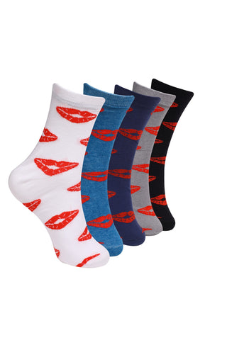 Men's and Women's Colourful Cotton Ankle Length Socks ( Pack of 5)Socktastic Tales Socks with Stories to Tell