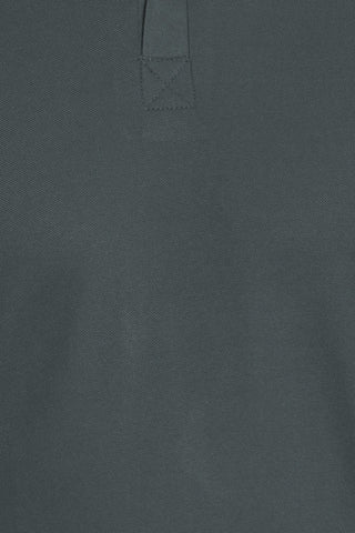 Dark Green Solid Men Polo Neck T-Shirt