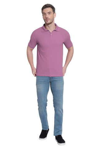 Gajari Solid Men Polo Neck T-Shirt for Office