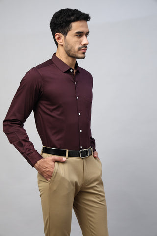 New arrival Cotton Satin Formal Shirt for men