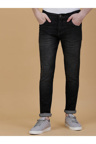 Men's Slim Fit Black Denim Jeans