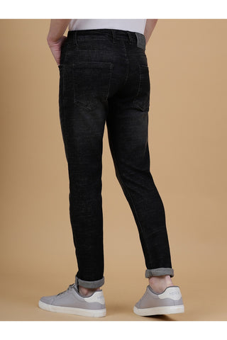 Men's Slim Fit Black Denim Jeans