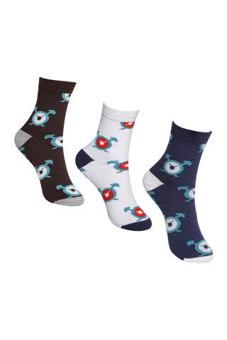 Men's and Women's  Ankle Length Socks ( Pack of 3 Pair )Sock Charms Add a Little Quirk to Your Outfit