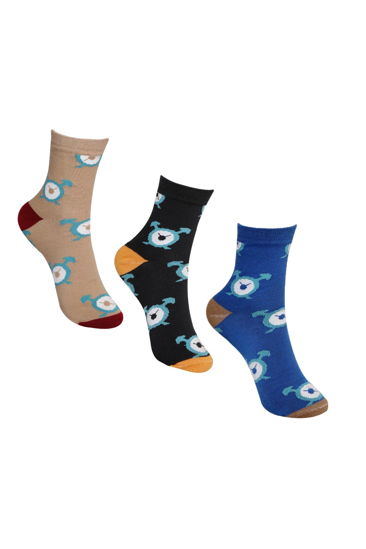 Men's and Women's  Ankle Length Socks ( Pack of 3 Pair )Sockception Socks Within Socks!