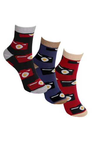 Men's and Women's  Ankle Length Socks ( Pack of 3 Pair )