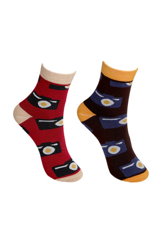 Men's and Women's  Ankle Length Socks ( Pack of 2 Pair )