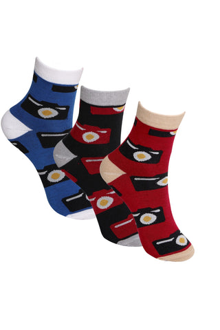 Men's and Women's  Ankle Length Socks ( Pack of 3 Pair )