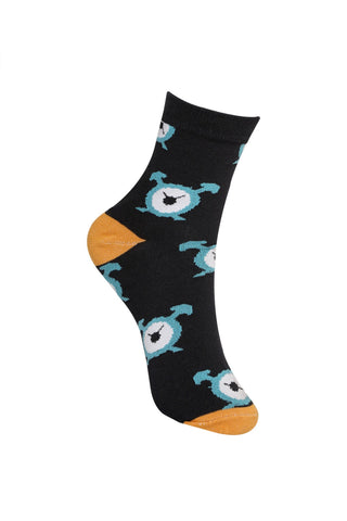 Men's and Women's Graphic Print  Cotton Ankle Length Socks ( Pack of 5 Pair )