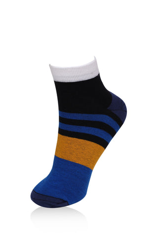 Men's and Women's Colourful Cotton Ankle Length Socks ( Pack of 6)Sock-a-Thon Marathon for the Softest Socks