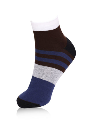 Men's and Women's Colourful Cotton Ankle Length Socks ( Pack of 6)Sock-a-Thon Marathon for the Softest Socks