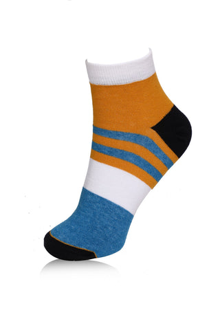 Men's and Women's Colourful Cotton Ankle Length Socks ( Pack of 6)Sock-a-Thon Marathon for the Softest Socks