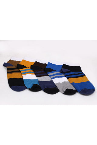 Men's and Women's Colourful Cotton Ankle Length Socks ( Pack of 6)Sock-a-Thon Marathon for the Softest Socks