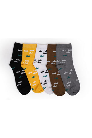 Men's and Women's Colourful Cotton Ankle Length Socks ( Pack of 5)Sock Safari Wild Animal-Themed Socks You'll Love