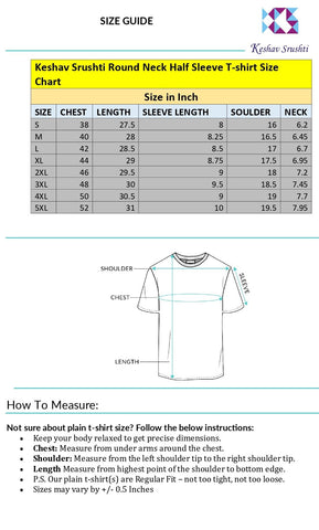 Sky blue Men Half Sleeve Pure Cotton Round Neck T-Shirt