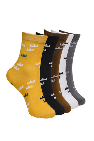 Men's and Women's Colourful Cotton Ankle Length Socks ( Pack of 5)Sock Safari Wild Animal-Themed Socks You'll Love