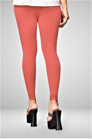 TOMATO Cotton Lycra Ankle Length Leggings for women & girls